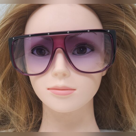 Gucci Women\'s Sunglasses Purple Retro Studded Shield Square GG 3705/S 62-16-140 main image 11